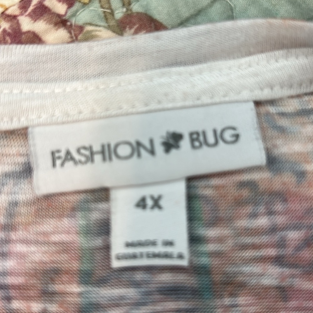 Fashion Bug Multicolor Patterned Tunic - Picture 5 of 5